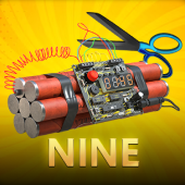 Nine card arcade game tile